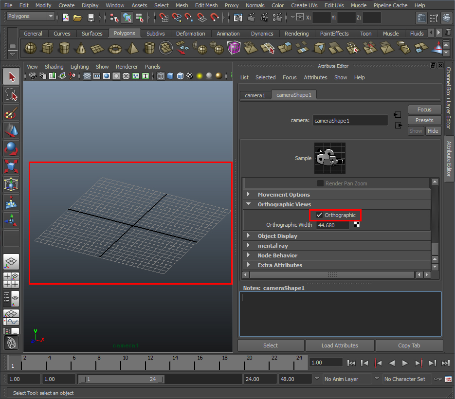 Maya Camera Orthographic View View maya-camera-orthographic-view-view