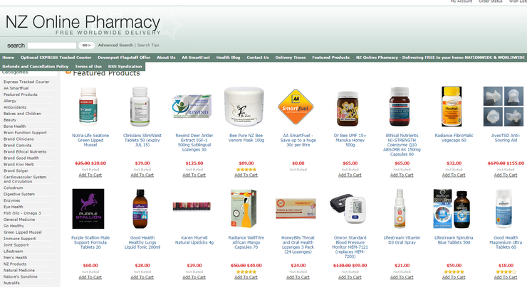 New Zealand’s Premier Online Pharmacy Internet Pharmacy is New Zealand’s comprehensive online one-stop-shop for all of your chemist needs. All of our quality products are available at affordable prices and can be shipped NZ wide.