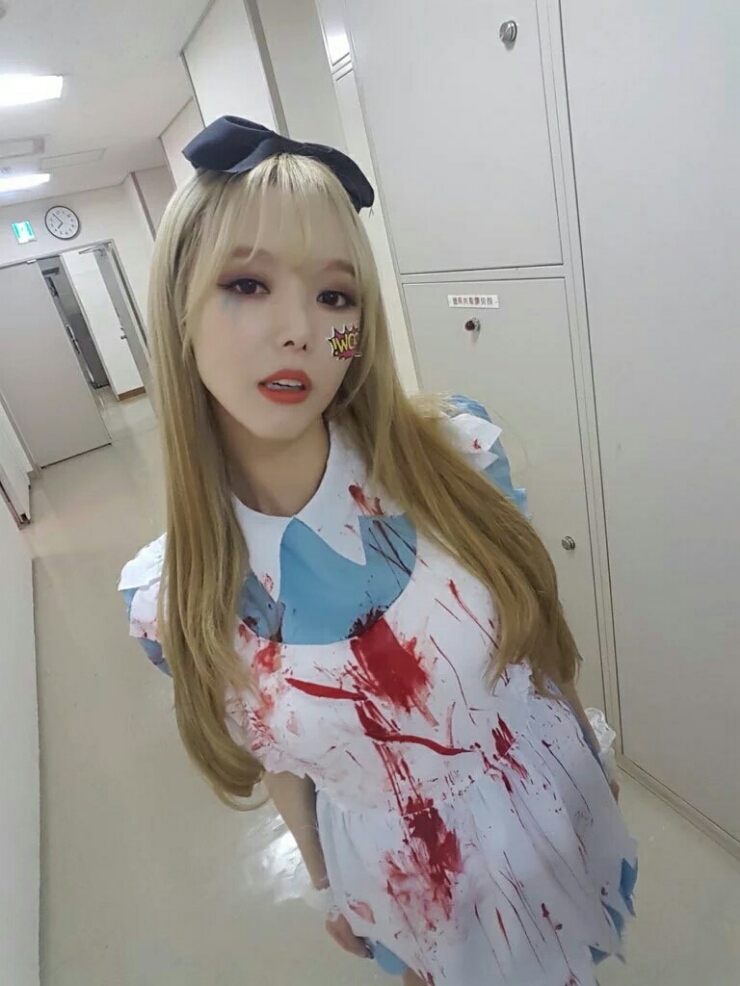 미모 터지는 달샤벳 할로윈 분장 | 인스티즈