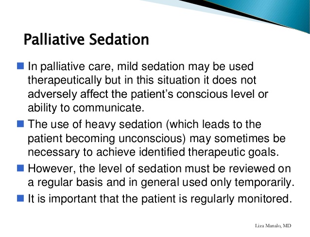 palliative sedation therapy paper Jan journal of advanced nursing discussion paper relieving existential suffering through palliative sedation: discussion of an uneasy practice anne bruce & patricia boston accepted for publication 12 march 2011 correspondence to a. palliative sedation therapy paper Jan journal of advanced nursing discussion paper relieving existential suffering through palliative sedation: discussion of an uneasy practice anne bruce & patricia boston accepted for publication 12 march 2011 correspondence to a.